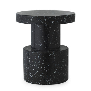 Normann Copenhagen Bit recycled plastic stool/side table h. 16 1/2 in. Normann Copenhagen Bit Black - Buy now on ShopDecor - Discover the best products by NORMANN COPENHAGEN design