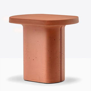 Pedrali Caementum concrete coffee table outdoor h. 16.54 inch Pedrali Terracotta TE - Buy now on ShopDecor - Discover the best products by PEDRALI design