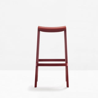 Pedrali Dome 268 stool H.29.9 inch Pedrali Red RO200 - Buy now on ShopDecor - Discover the best products by PEDRALI design