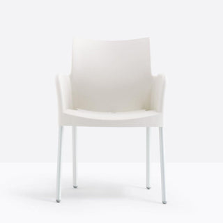 Pedrali Ice 850 chair with polypropylene armrests Pedrali Ivory AV - Buy now on ShopDecor - Discover the best products by PEDRALI design