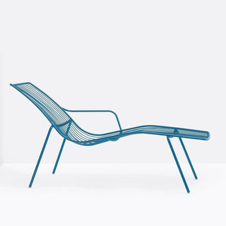 Pedrali Nolita Chaise-longue 3654 garden chair/deckchair Pedrali Blue BL300E - Buy now on ShopDecor - Discover the best products by PEDRALI design