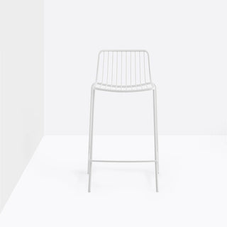 Pedrali Nolita 3657 garden stool with seat H.25 19/32 inch White - Buy now on ShopDecor - Discover the best products by PEDRALI design