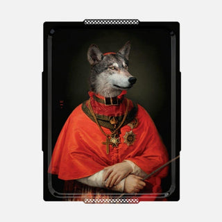 Ibride Galerie de Portraits Le Loup tray/picture 18.12x24.02 inch - Buy now on ShopDecor - Discover the best products by IBRIDE design