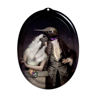 Ibride Galerie de Portraits The Lovebirds tray/picture 7.88x11.42 inch - Buy now on ShopDecor - Discover the best products by IBRIDE design