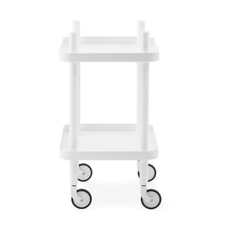 Normann Copenhagen Block table 19 3/4x13 5/6 in. with painted ash legs - Buy now on ShopDecor - Discover the best products by NORMANN COPENHAGEN design