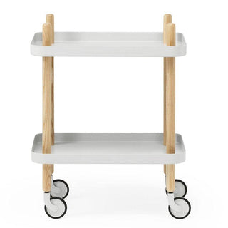Normann Copenhagen Block table 19 3/4x13 5/6 in. with natural ash legs Normann Copenhagen Block Light Grey - Buy now on ShopDecor - Discover the best products by NORMANN COPENHAGEN design