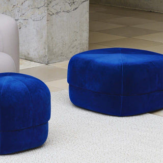 Normann Copenhagen Circus Large velvet pouf 29 2/3x29 2/3in. with h.13 2/3 in. - Buy now on ShopDecor - Discover the best products by NORMANN COPENHAGEN design