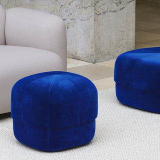 Normann Copenhagen Circus Large velvet pouf 18 1/8x18 1/8in. with h.15 3/4 in. - Buy now on ShopDecor - Discover the best products by NORMANN COPENHAGEN design