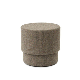 Normann Copenhagen Silo Small upholstery pouf in fabric diam. 19 3/4 in. Normann Copenhagen Silo Earth Confetti/Bolgheri 7 - Buy now on ShopDecor - Discover the best products by NORMANN COPENHAGEN design