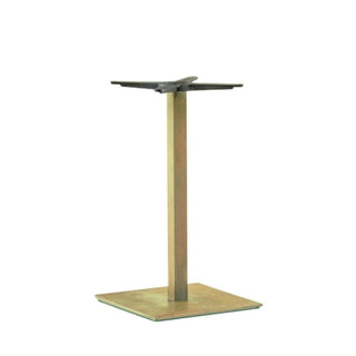 Pedrali Inox 4402 table base antique brass H.28 47/64 inch - Buy now on ShopDecor - Discover the best products by PEDRALI design