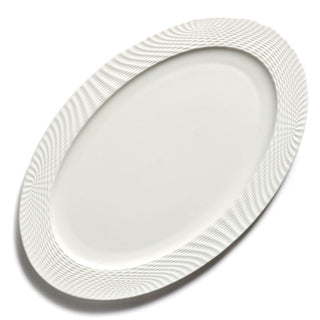 Serax Nido oval plate white 13 25/64x8 21/32 in. - Buy now on ShopDecor - Discover the best products by SERAX design