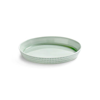 Serax Nido plate raised edge XS green diam. 3 15/16 in. - Buy now on ShopDecor - Discover the best products by SERAX design