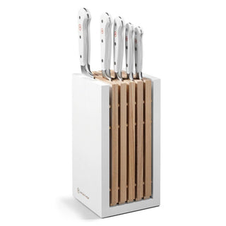 Wusthof Classic White 6-piece knife block set - Buy now on ShopDecor - Discover the best products by WÜSTHOF design